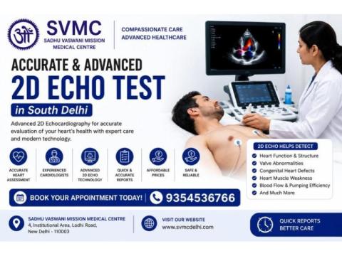 Best 2D Echo Test Centre in Delhi NCR