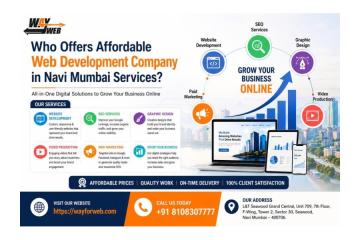 Who Offers Affordable Web Development Company in Navi Mumbai Services?