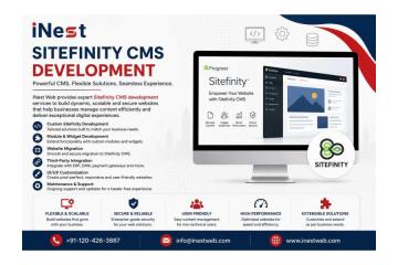 Sitefinity CMS Development Services in Noida | iNest Web