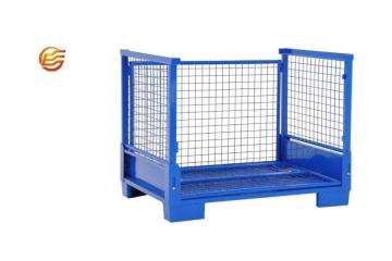 Stackable Steel Crates for Warehouse Storage