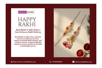 Best Rakhi Gifts Delivery to USA from India