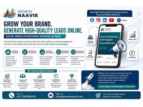 Social Media Advertising Services in India – Growth Naavik