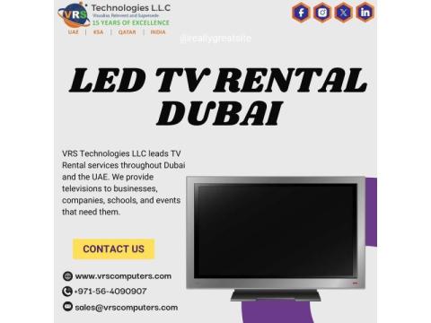 Smart LED TV Hire Dubai for Events?