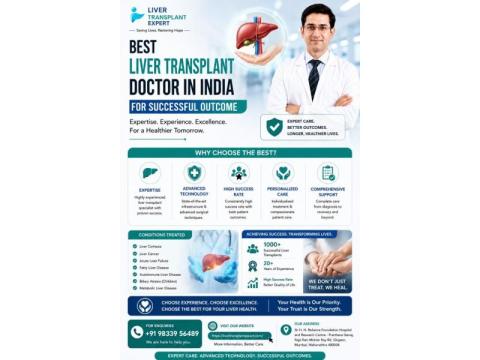 Best Liver Transplant Doctor in India for Successful Outcome