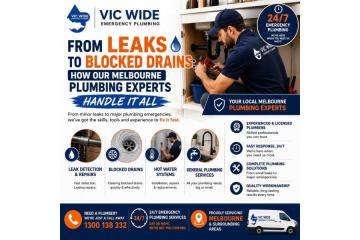 24/7 Emergency Plumbing Services in Melbourne