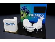 10×10 Orlando Exhibit Rental Set Up