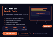 LED Wall on Rent in Delhi – SunnyEvents | P2, P3 & P4 HD Screens