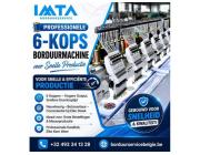 Professionele 6-kops borduurmachine voor efficiënte productie