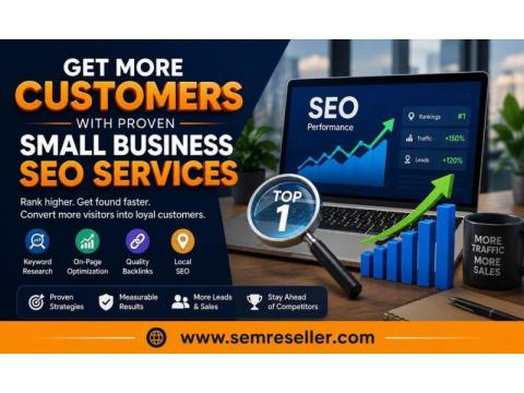Get More Customers with Proven Small Business SEO Services
