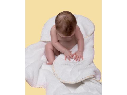 Luxury Yellow Hooded Baby Towel for Father's Day 2026 Gift