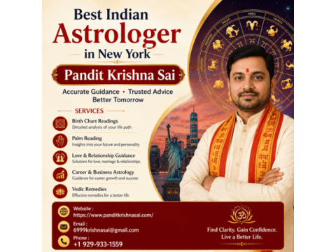 Best Indian Astrologer in New York | Pandit Krishna Sai