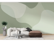 Green Modern Abstract Wall Mural