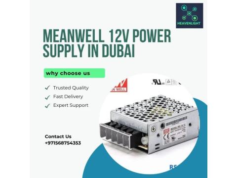 Premium Meanwell 12V Power Supply in Dubai | Heavenlight Electronics