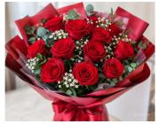 Red Rose Bouquet | Fresh Flower Delivery in Okotoks
