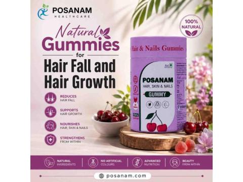 Natural Gummies for Hair Fall and Hair Growth