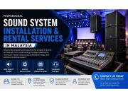 Best Sound System Installation and Rental Services in Malaysia