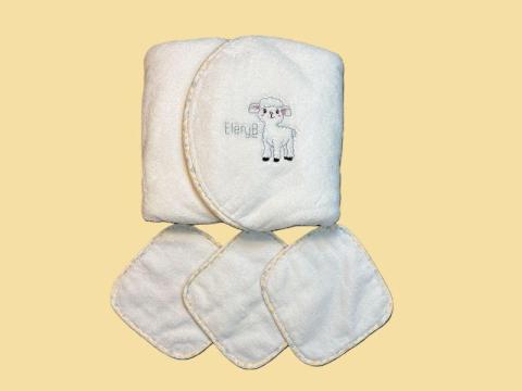 Luxury Yellow Hooded Baby Towel Set for Father's Day 2026 Gift