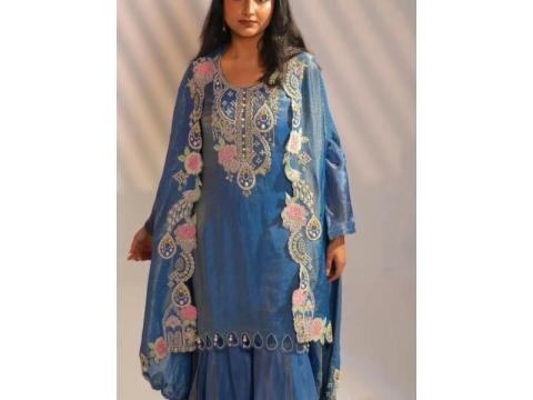 Designer Plain Suit for Women - Minimal Ethnic Wear