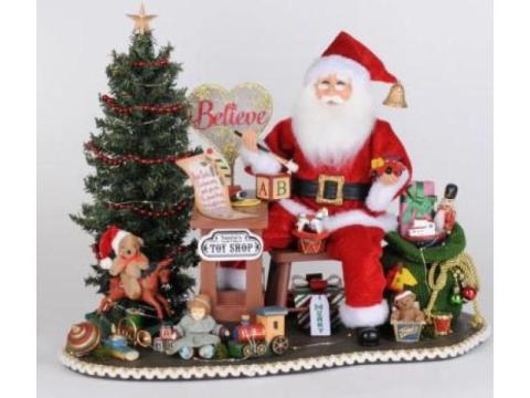 Buy Limited Edition Karen Didion Santa Figurines for Memorable Gifts - A Coastal Christmas