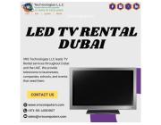 Premium LED TV Rental Dubai for Events