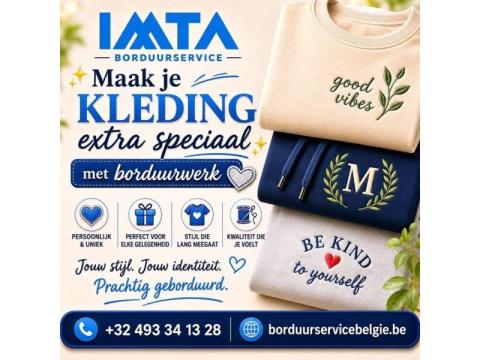 Maak je kleding extra speciaal met kleren borduren