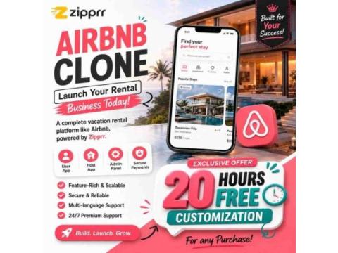 Zipprr Airbnb Clone — Full Admin Control From One Dashboard