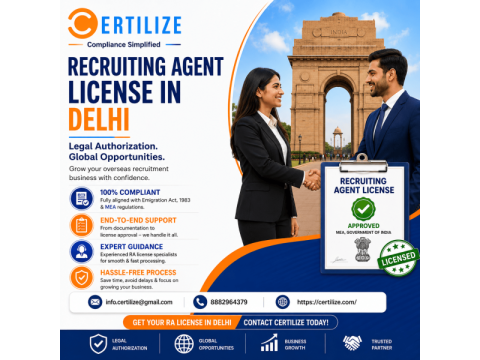 Recruiting Agent License in Delhi