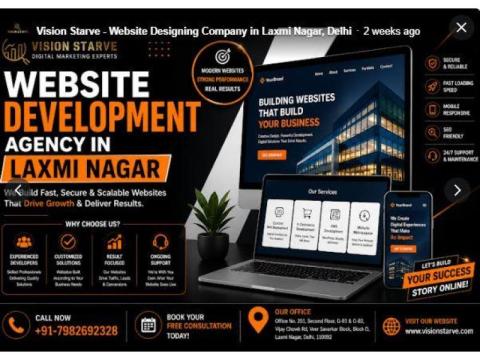 Affordable Web Design Company in Laxmi Nagar | Vision Starve