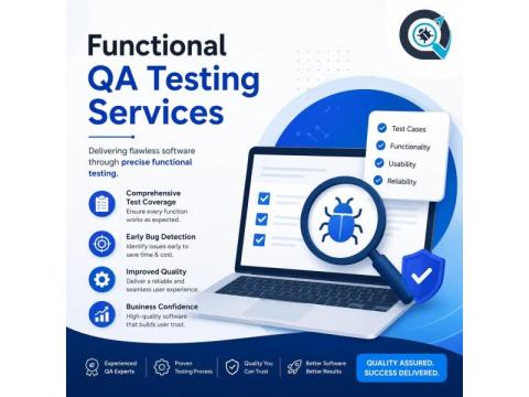 Functional QA Testing Services for Software Quality Assurance