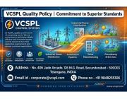 Quality Policy of Vidyuth Control Systems Pvt. Ltd