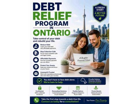 Debt Relief Program in Ontario – Regain Control of Your Finances
