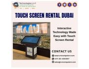 Interactive Touch Screen Rental Dubai for Events
