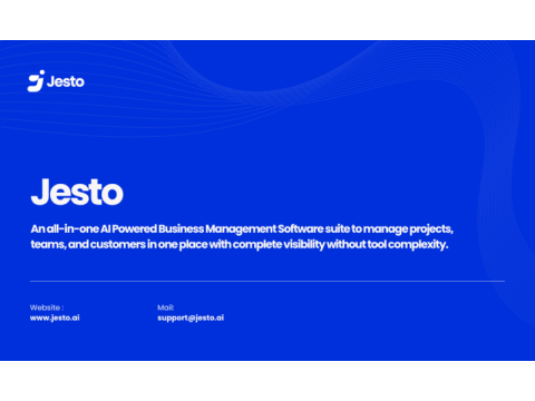 Jesto AI - The All-in-One Business Management Software