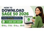 {+1-844-341-4437} How Do I Complete a Sage 50 Desktop Download on a New Computer?