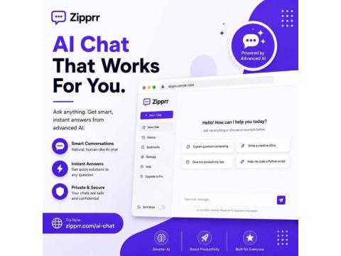 Zipprr AI Chat: Affordable AI SaaS Chat App