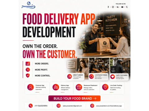 🍔 Food Delivery App Development Services