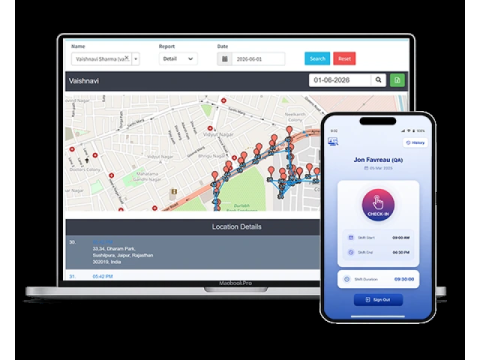 Monitor Field Staff Locations, Tasks & Attendance Easily
