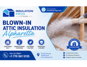 Blown-in Attic Insulation Alpharetta