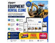 AI-Powered Equipment Rental Script from Zipprr — 20 Hours Free Customization
