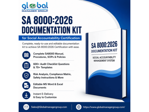SA 8000-2026 Documentation Kit for Certification