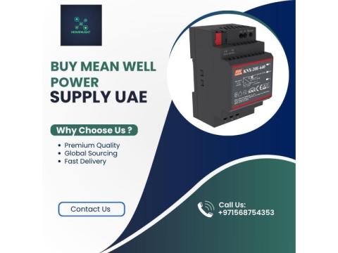 Buy Mean Well Power Supply UAE | Trusted Electronics Supplier