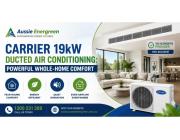 Carrier 19kW Ducted Air Conditioning – Powerful Comfort for Every Season | VEU Accredited Provider