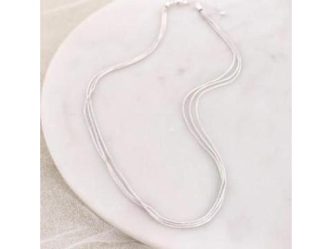 Buy Seasons Jewelry Silver Strand Chain Necklace for Special Gift - A Coastal Christmas