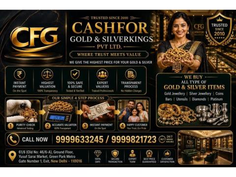 Trusted Gold Buyers in Delhi NCR – Get Instant Cash