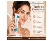 Tretinoin Cream 0.025% for Acne, Dark Spots and Anti-Aging