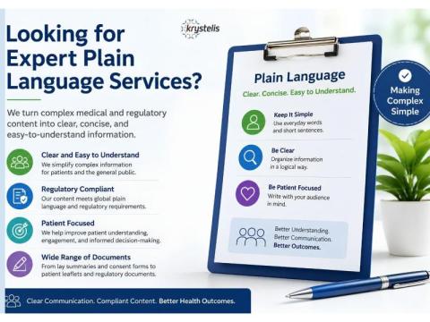 Need Plain Language Writing for Clinical Documents?