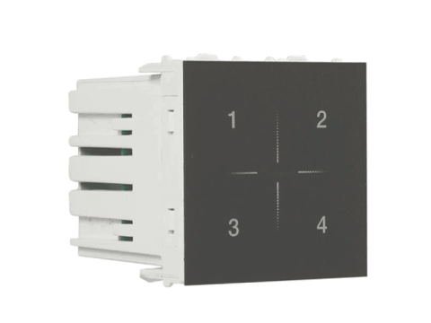 Crabtree Signia Smart 4 Scene Controller 2M Grey