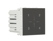 Crabtree Signia Smart 4 Scene Controller 2M Grey