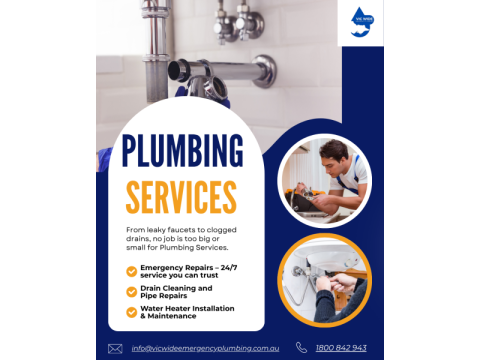 24/7 Emergency Plumbing Services in Melbourne