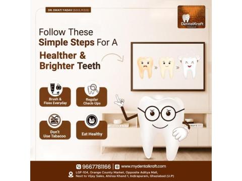 Teeth Whitening Treatment in Indirapuram for a Brighter Smile